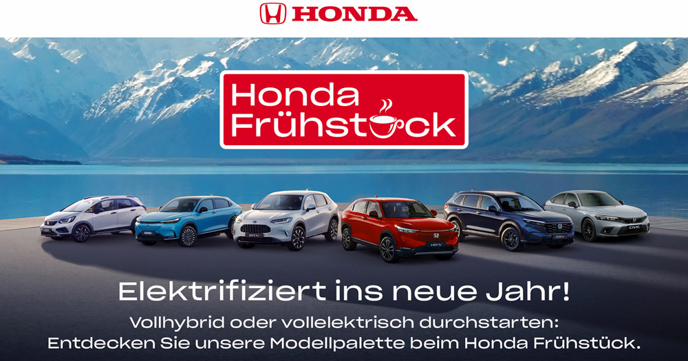 Einladung zu unserem Honda-Frühstück 